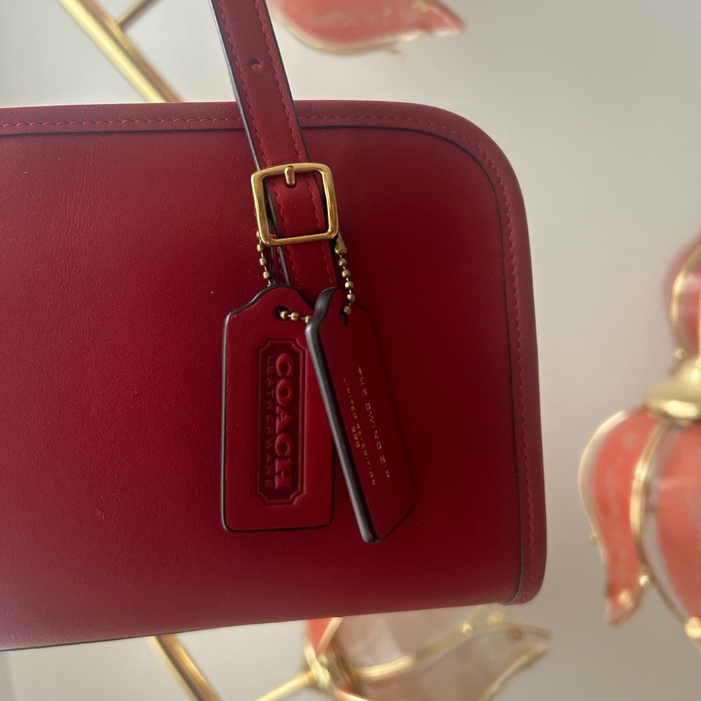 Coach Swing Zip in Ruby Red - Picture 2 of 6